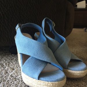 American Eagle Denim Wedges